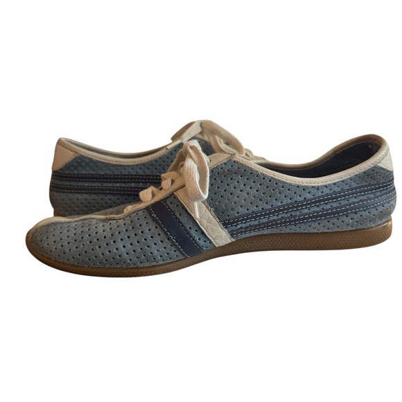 Coach Ellie Sneakers - Vintage Perforated Suede Shoes Women’s Size 7 - Picture 5 of 11